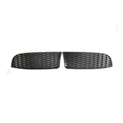1 Pair M3 Style Car Front Bumper Lower Fog Light Lamps Grilles Grille Replacement, Compatible With BMW 3 Series E90 E91 E92 E93 2006-2011(No holes)