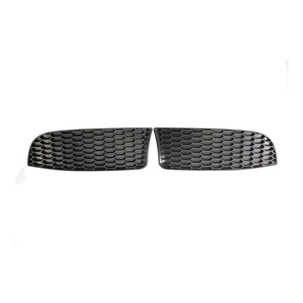 1 Pair M3 Style Car Front Bumper Lower Fog Light Lamps Grilles Grille Replacement, Compatible With BMW 3 Series E90 E91 E92 E93 2006-2011(No holes)