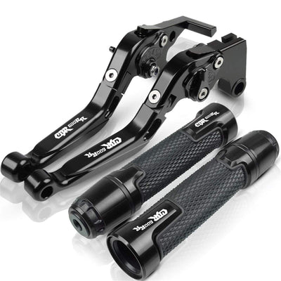 Motorbike Grips for Honda CBR600RR CBR 600RR 2003 2004 2005 2006 Motorcycle Brake Clutch Lever Handlebar Handle Bar Grips Motorcycle Handle Grips End (Color : Gray)